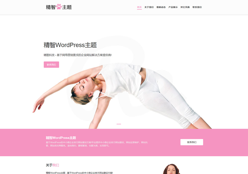 wordpress瑜伽yoga企业主题