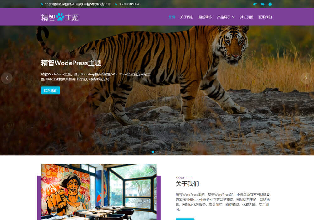 艺术WordPress主题