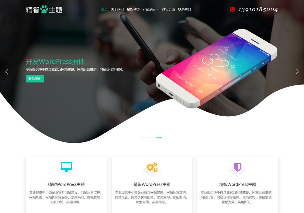 app开发wordpress主题