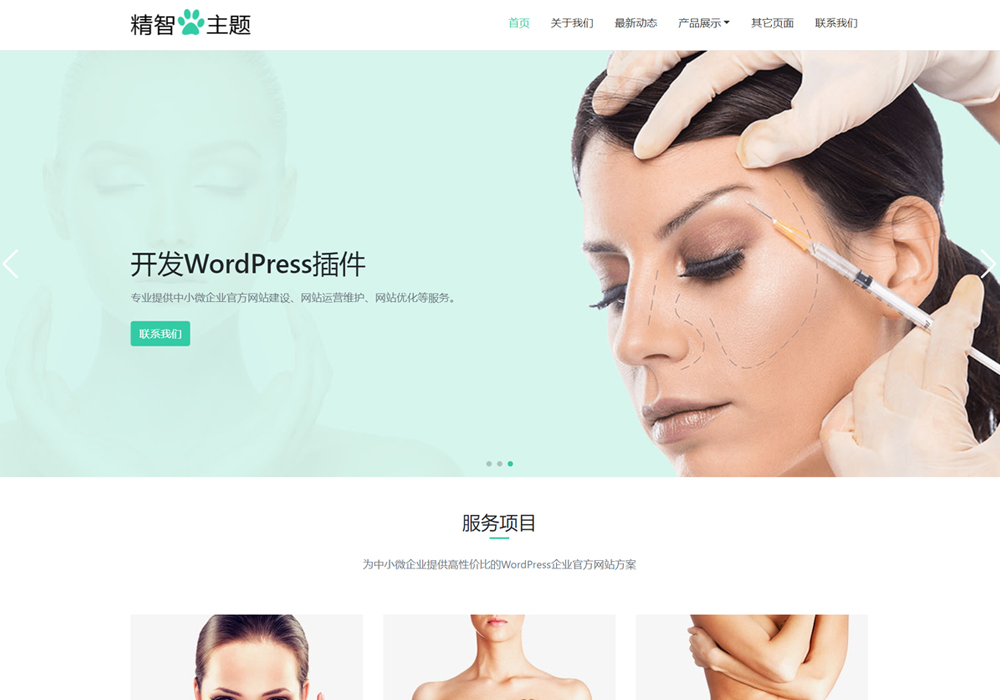 医美wordpress主题